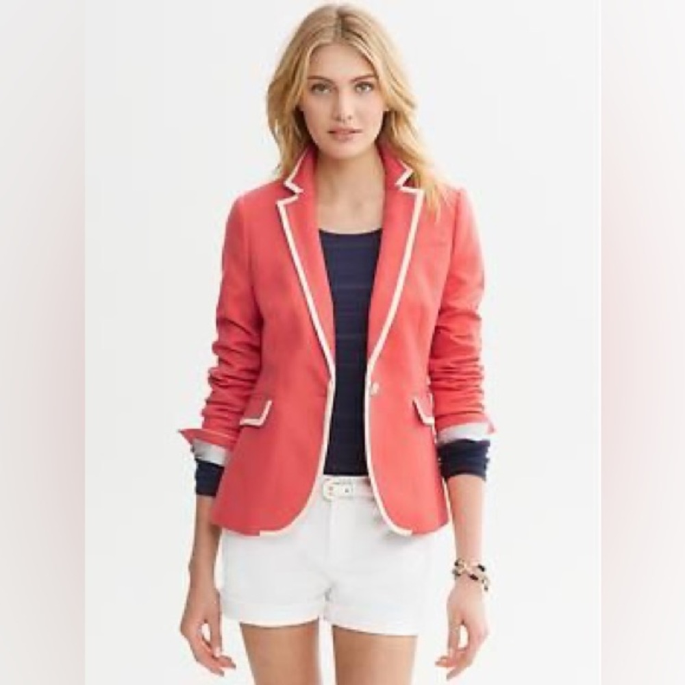 Banana Republic Soft coral Pink Jacket